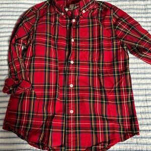 Red Plaid Boy’s Shirt